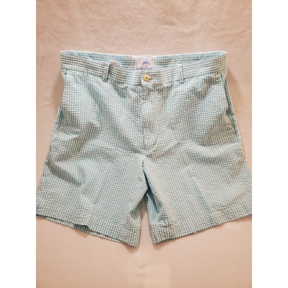 Southern Tide Mens Blue White Shorts Size 38 SkipJack